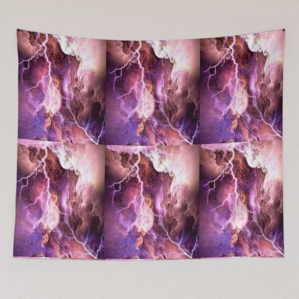 Item preview, LIGHTNING IN THE RED SKY  designed and sold by johnnyssandart.