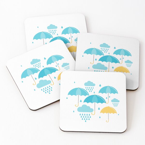Item preview, Rainy cloud with umbrella designed and sold by rasagamastore.