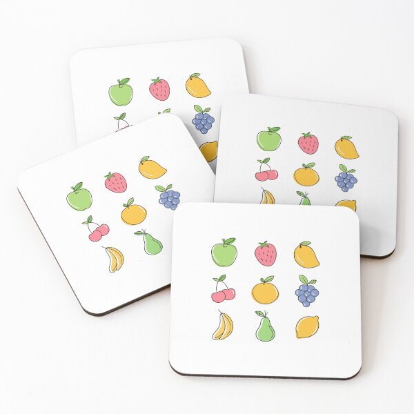 Item preview, A set of simple illustration fruit designed and sold by rasagamastore.
