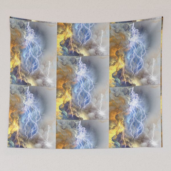 Item preview, lightning storm over the pacific  designed and sold by johnnyssandart.