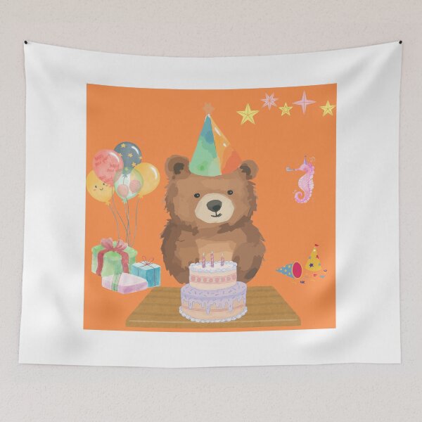 Item preview, Happy Birthday Teddy designed and sold by Sara Raad.