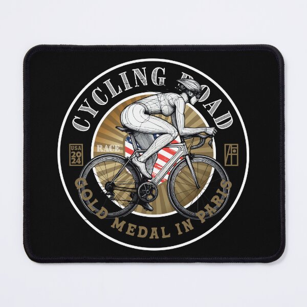 Item preview, 2024 - USA - CYCLING ROAD - GOLD MEDAL - PARIS - 1 designed and sold by ArtProjectShop.