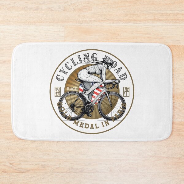 Item preview, 2024 - USA - CYCLING ROAD - GOLD MEDAL - PARIS - 2 designed and sold by ArtProjectShop.