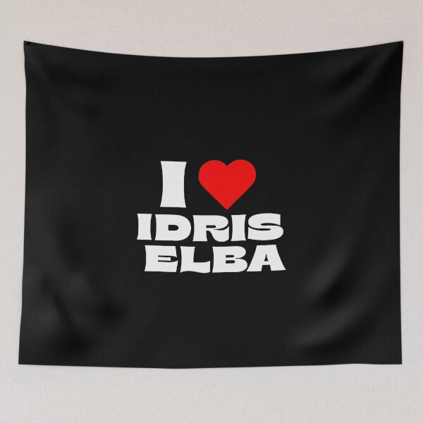 Item preview, I Love Idris Elba - White Fonts designed and sold by Itsheartshop.