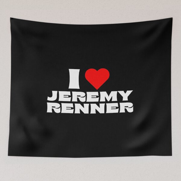 Item preview, I Love Jeremy Renner - White Fonts designed and sold by Itsheartshop.