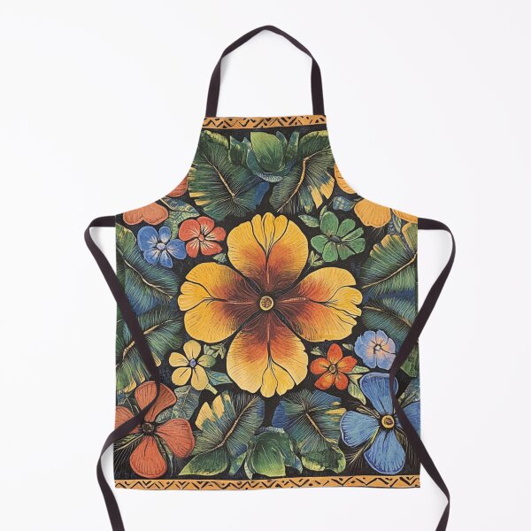Item preview, Trendy Floral Flowers Wood Art Pattern designed and sold by GrinGalore.