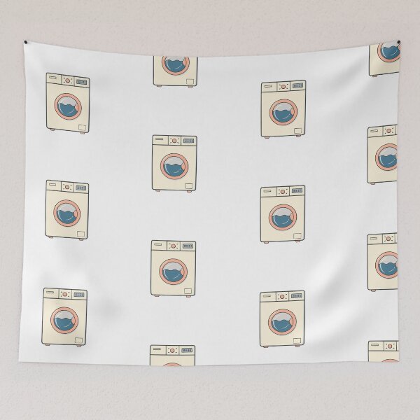 Item preview, Simple illustration of washing machine designed and sold by rasagamastore.