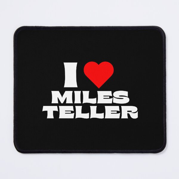 Item preview, I Love Miles Teller - White Fonts designed and sold by Itsheartshop.