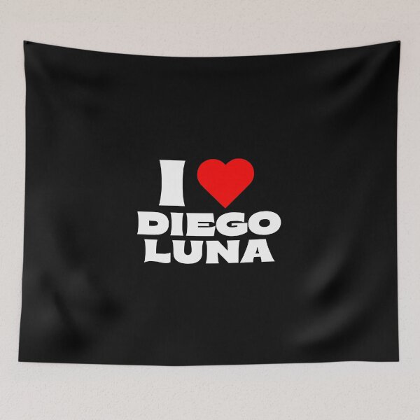 Item preview, I Love Diego Luna - White Fonts designed and sold by Itsheartshop.