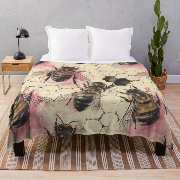 Item preview, Bees on Honeycomb - Vintage Art designed and sold by KazyWeeb.
