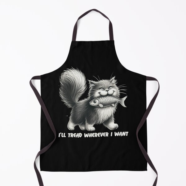 Item preview, Funny cat I'LL TREAD WHEREVER I WANT designed and sold by ElenaHrubes.