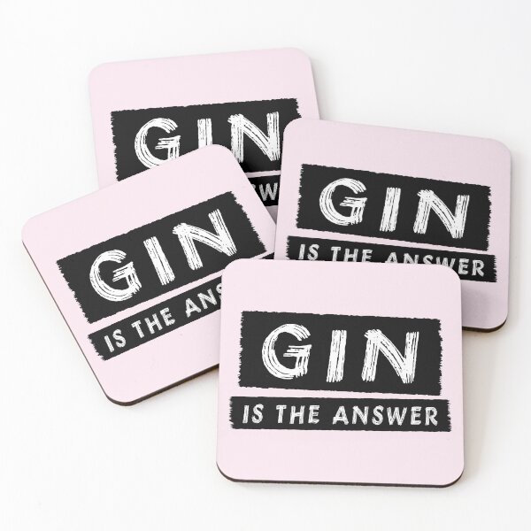 Item preview, Gin Is The Answer designed and sold by Jeallan Designs.