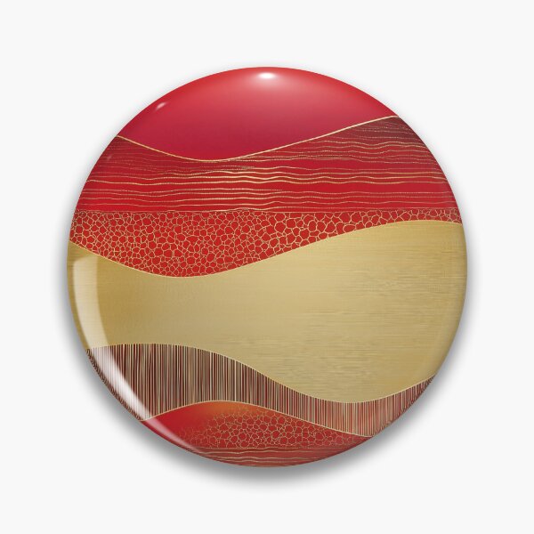Item preview, Red Gold Japanese Silk Kimono Texture designed and sold by Studio2315.