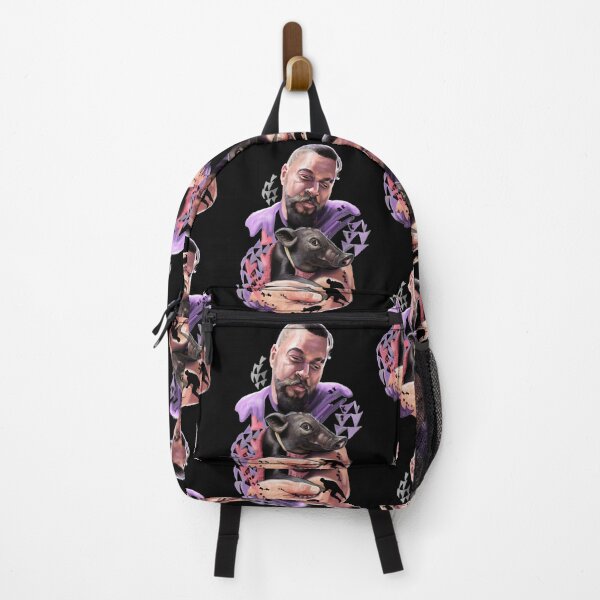 Item preview, Jason Momoa & little pig Painting designed and sold by AK-Hevonen.
