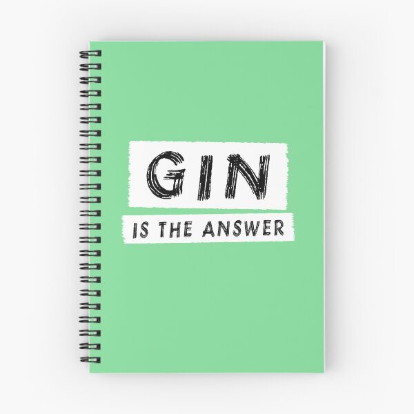 Item preview, Gin Is The Answer designed and sold by Jeallan Designs.
