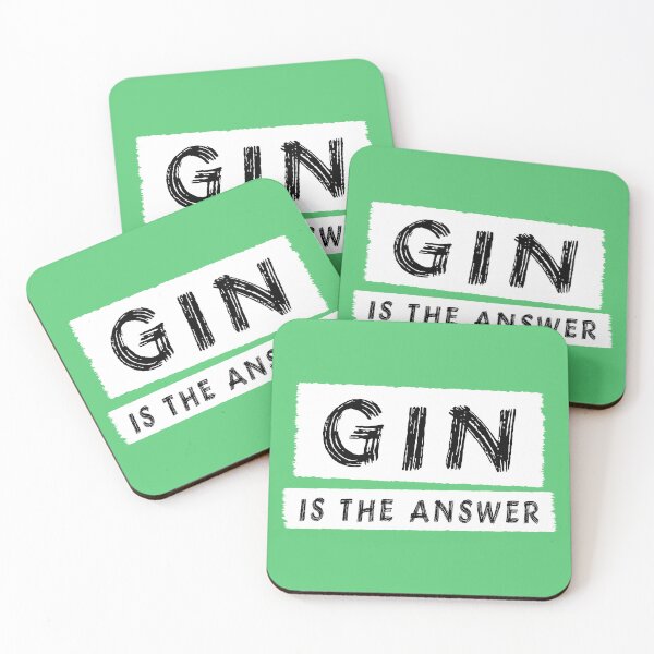 Item preview, Gin Is The Answer designed and sold by Jeallan Designs.
