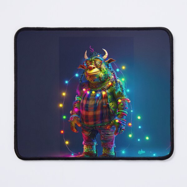Item preview, Festive Ogre in Neon Lights designed and sold by Sillytoe.
