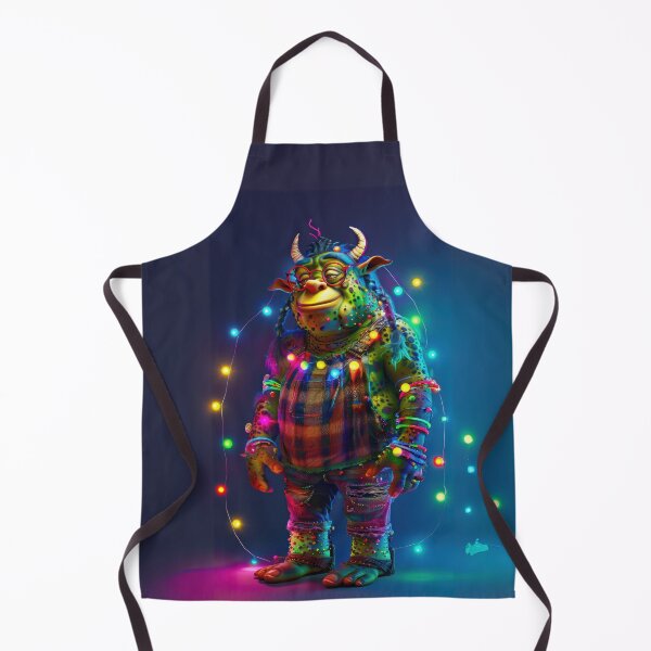 Item preview, Festive Ogre in Neon Lights designed and sold by Sillytoe.