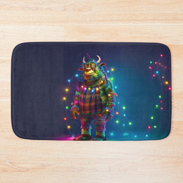 Item preview, Festive Ogre in Neon Lights designed and sold by Sillytoe.