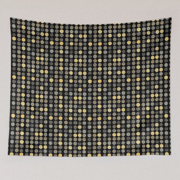 Item preview, Black Gold Japanese Silk Kimono Texture designed and sold by Studio2315.