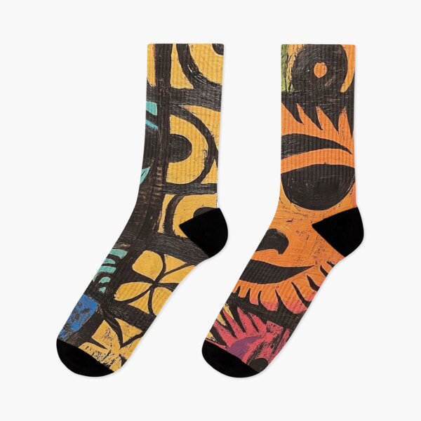 Item preview, Tonga Polynesian Hawaiian Wood Tribal Colorful Pattern designed and sold by GrinGalore.