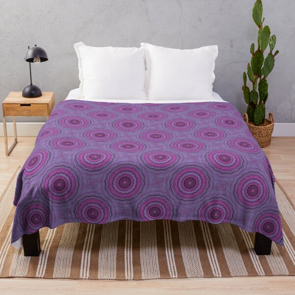Item preview, Bohemian Floral Mandala in Purple and Pink designed and sold by Artistestella.