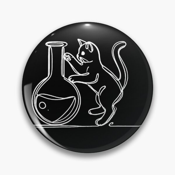 Item preview, Chemical Cat white designed and sold by ChicClicker.