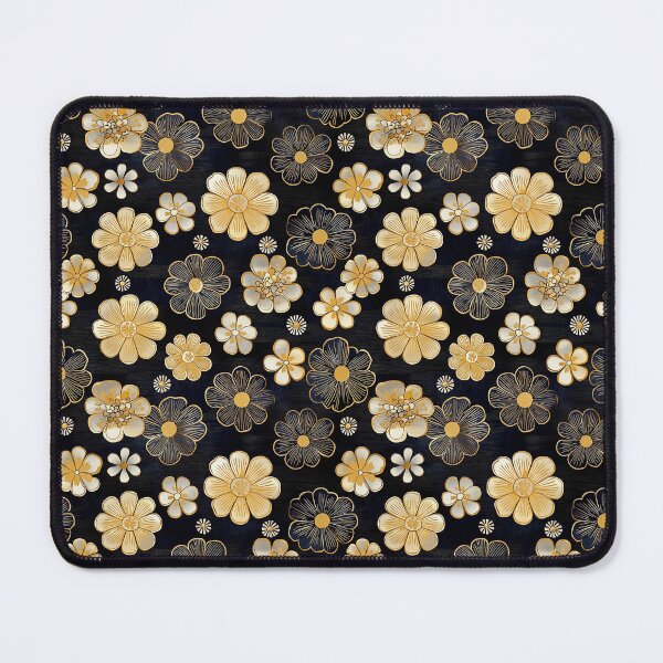 Item preview, Black Gold Japanese Silk Kimono Texture designed and sold by Studio2315.