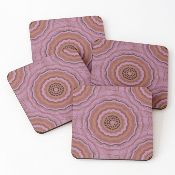 Item preview, Bohemian Floral Mandala in Orange and Pink designed and sold by Artistestella.