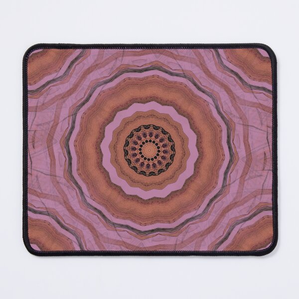 Item preview, Bohemian Floral Mandala in Orange and Pink designed and sold by Artistestella.