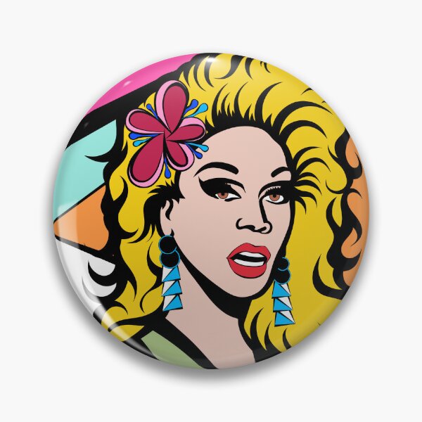 Item preview, RuPaul Cartoon PopArt Drawing designed and sold by Henrylizarraga.