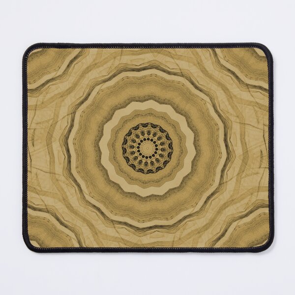 Item preview, Bohemian Floral Mandala Pattern in Yellow designed and sold by Artistestella.