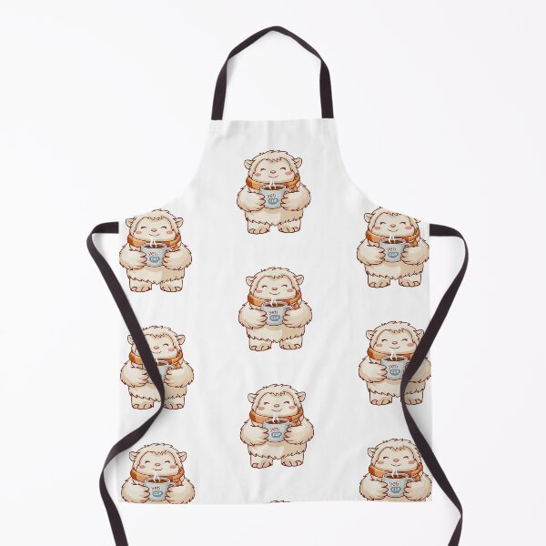 Item preview, Cute Yeti With Coffee designed and sold by canvadreamer444.