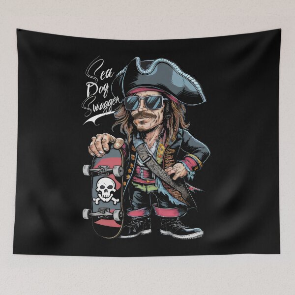 Item preview, Pirate Jolly Roger Skulls - "Swashbuckling Adventure: Pirate Legends Unite" designed and sold by stickercuffs.