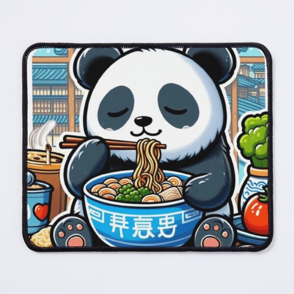 Item preview, panda eating ramen mukbang stickers. designed and sold by Smart Collection .