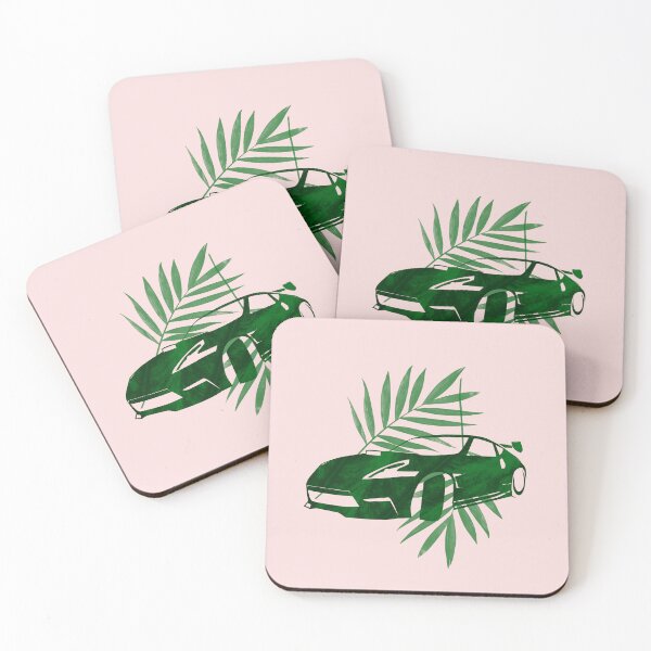 Item preview, Green Supercar with Leafy Touch designed and sold by Stipper Store.