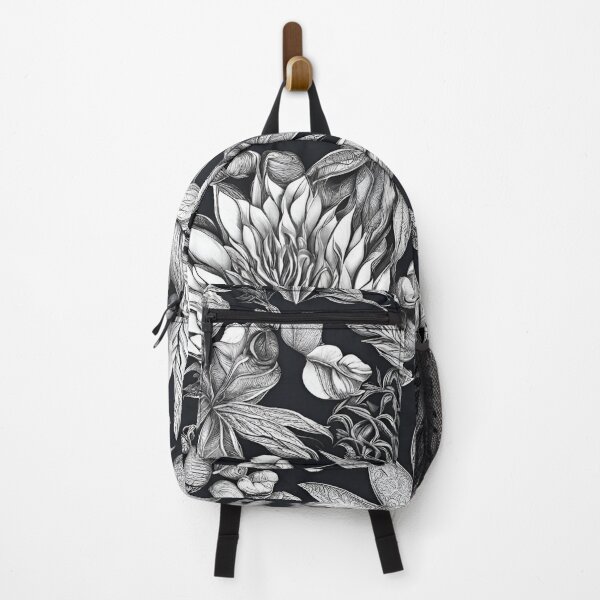 Item preview, Intricate Botanical Illustration in Monochrome designed and sold by Aqmean.