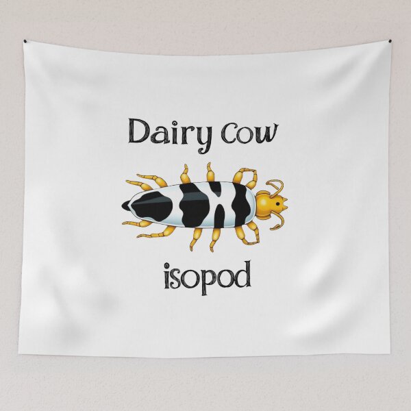 Item preview, Pasture Perfect: Unique Dairy Cow Isopod Creations designed and sold by RabiaDesigns.