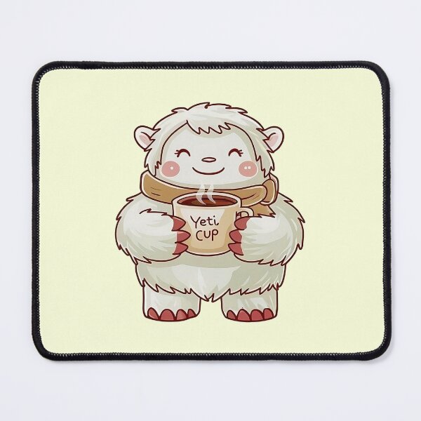 Item preview, Cute Yeti With Coffee designed and sold by canvadreamer444.