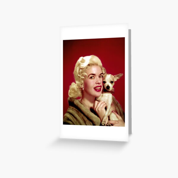 Jayne Mansfield and Phillip Greeting Card