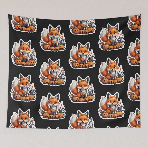 Item preview, Halloween Cartoon Fox designed and sold by Krieghorn.