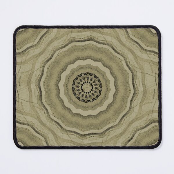 Item preview, Bohemian Floral Mandala Pattern in Beige designed and sold by Artistestella.