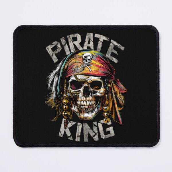 Item preview, Pirate Jolly Roger Skulls - "Pirate Skulls & Cutlasses: Pirate King" designed and sold by stickercuffs.