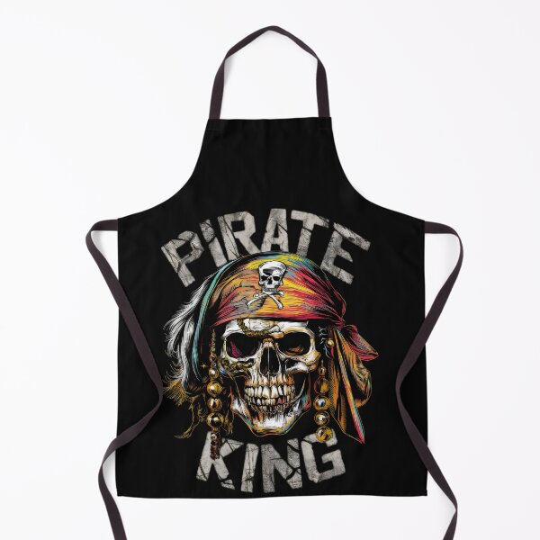 Item preview, Pirate Jolly Roger Skulls - "Pirate Skulls & Cutlasses: Pirate King" designed and sold by stickercuffs.