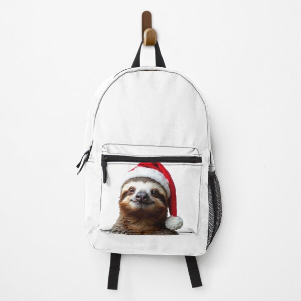 Item preview, Funny Sloth Wearing Christmas Hat designed and sold by LazyOwlStore.