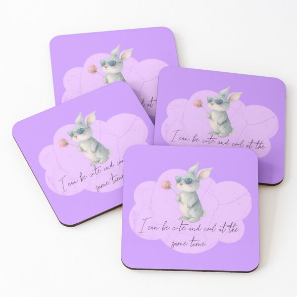 Item preview, White Bunny: I can be cute and cool at the same time - designed and sold by SparklingMoment.