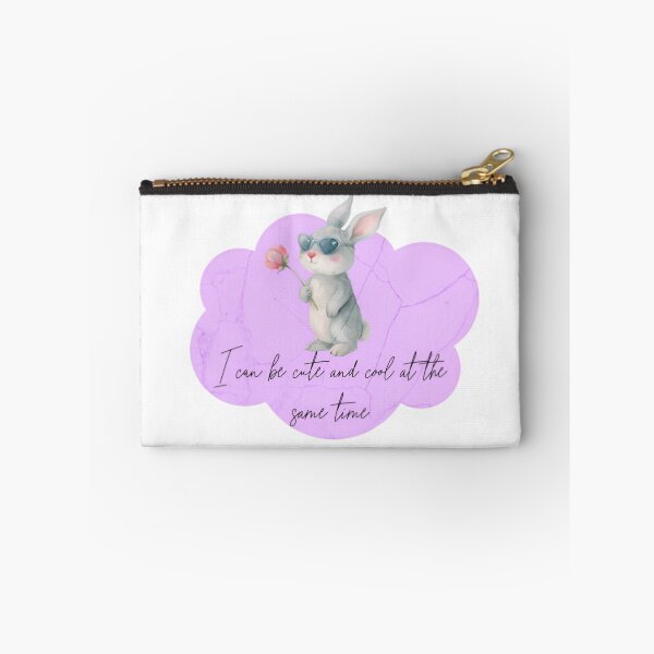 Item preview, White Bunny: I can be cute and cool at the same time - designed and sold by SparklingMoment.