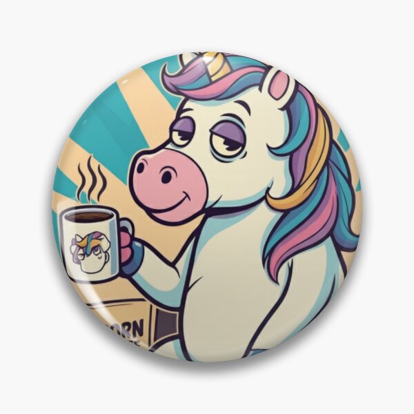Item preview, Unicorn Coffee Addict designed and sold by CoolEnthusias.