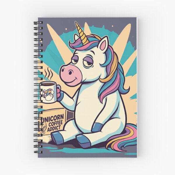 Item preview, Unicorn Coffee Addict designed and sold by CoolEnthusias.