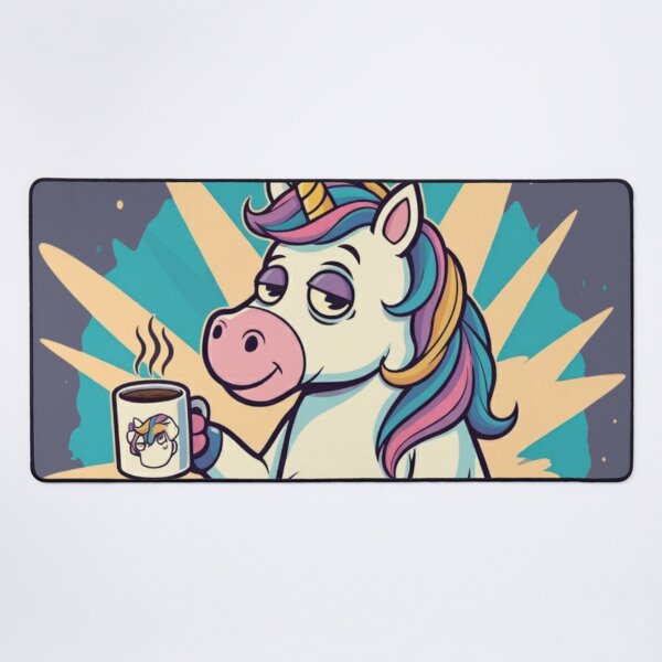 Item preview, Unicorn Coffee Addict designed and sold by CoolEnthusias.